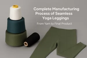 Complete Manufacturing Process of Seamless Yoga Leggings | From Yarn to Final Product