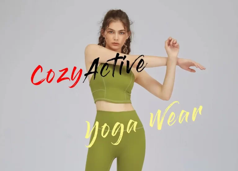 Rear view of model in green high-waist leggings and sports bra, showcasing fit and coverage.