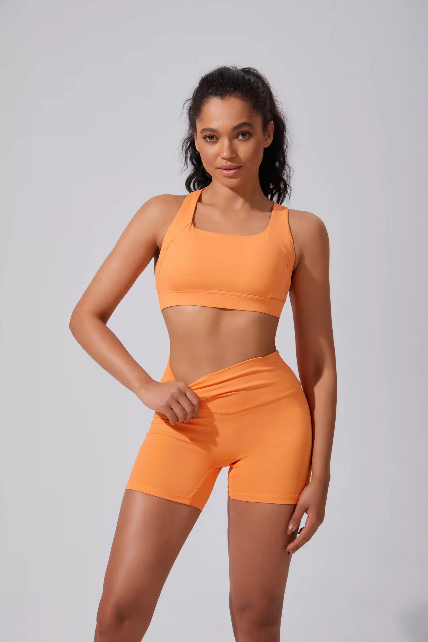 Medium impact sports bra
