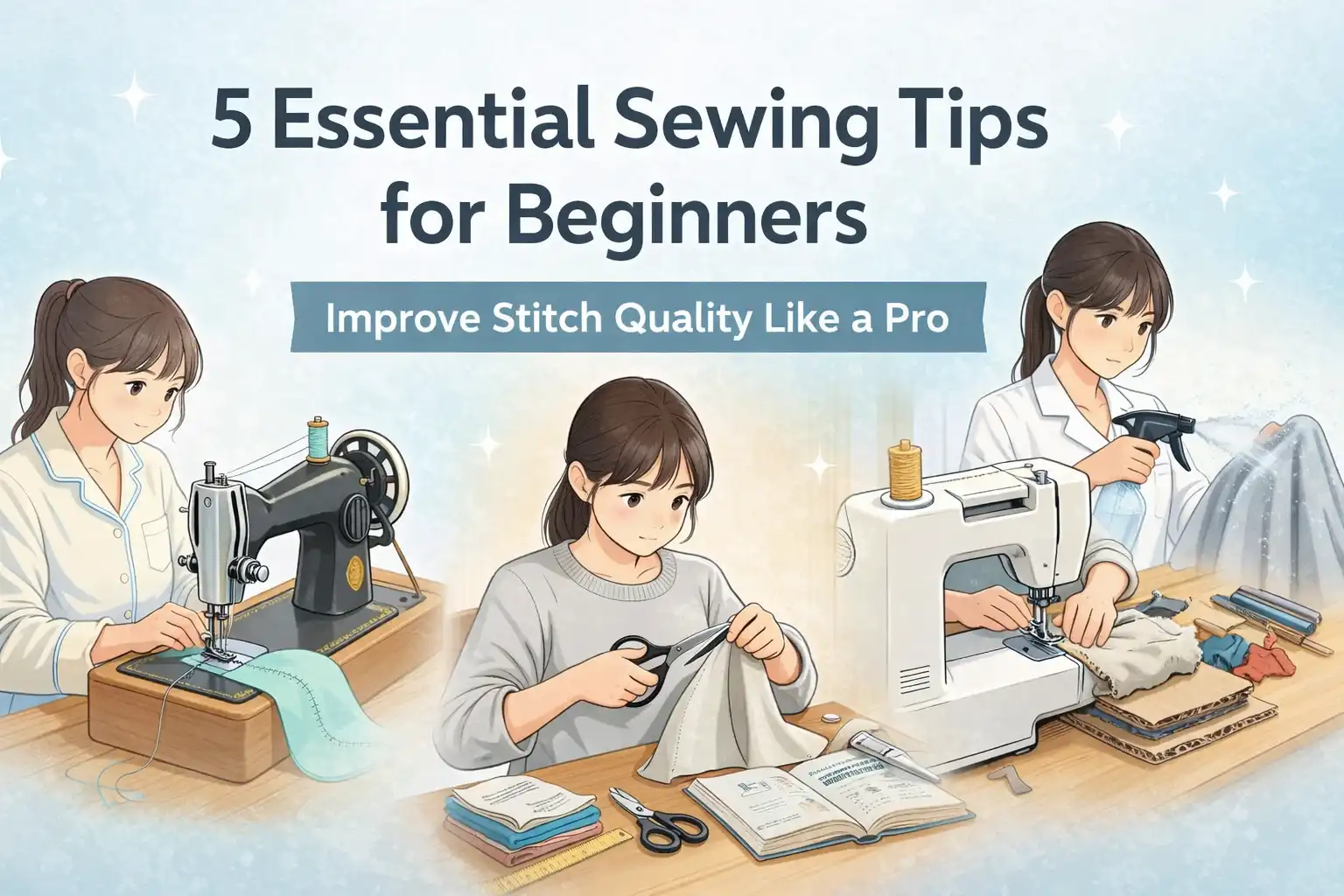 5 Essential Sewing Tips for Beginners