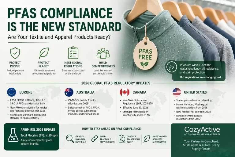 PFAS Compliance for Textile & Activewear Manufacturers