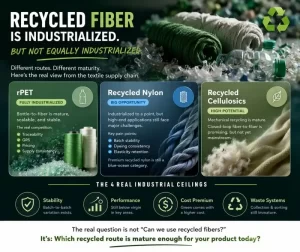 Recycled Fiber in Textiles: rPET, Nylon & Cotton Guide