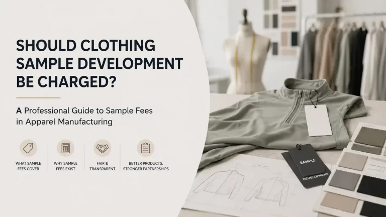 Should Clothing Sample Development Be Charged? | Sample Fee Guide
