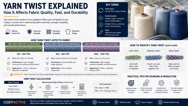 Yarn Twist Explained: Impact on Fabric Quality, Feel & Durability