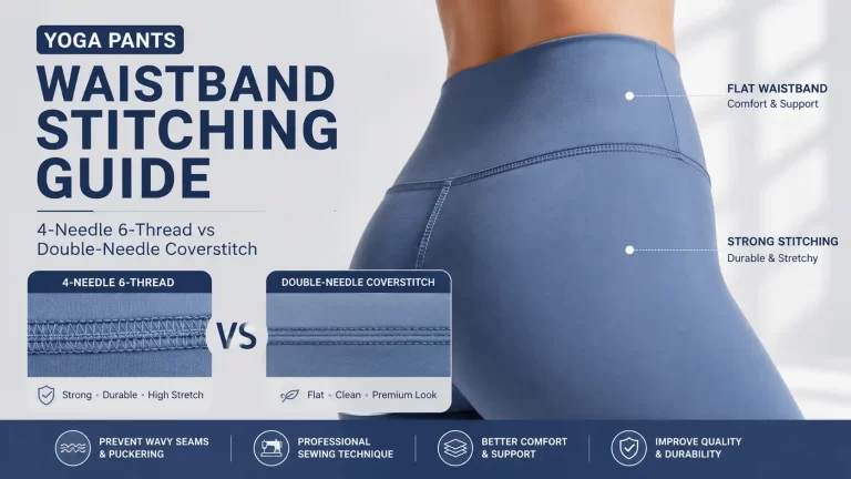 Yoga Pants Waistband Stitching Guide