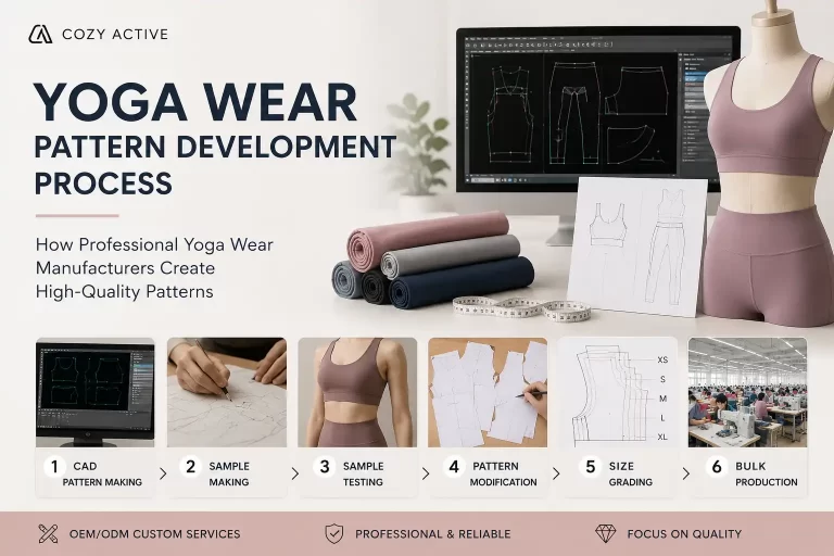 Yoga Wear Pattern Development Process: How Professional Yoga Wear Manufactures Create High-Quality Patterns