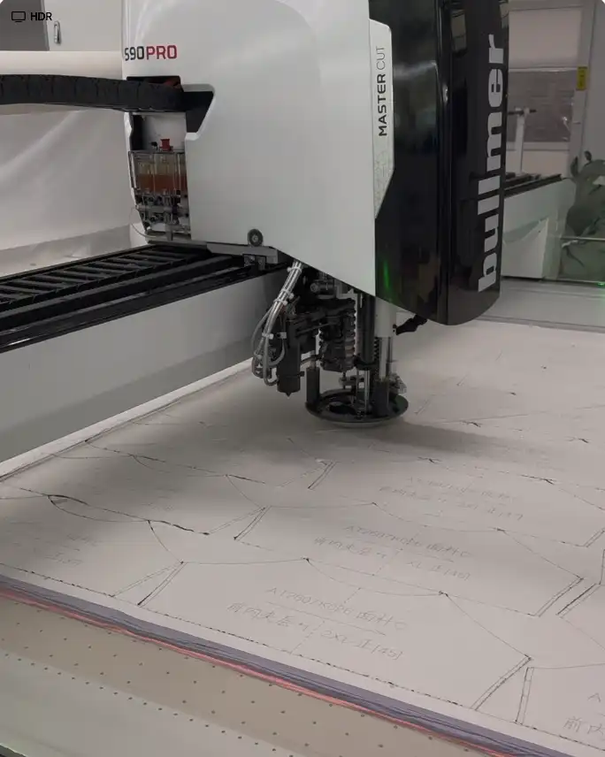 Fabric cutting and preparation for custom activewear production
