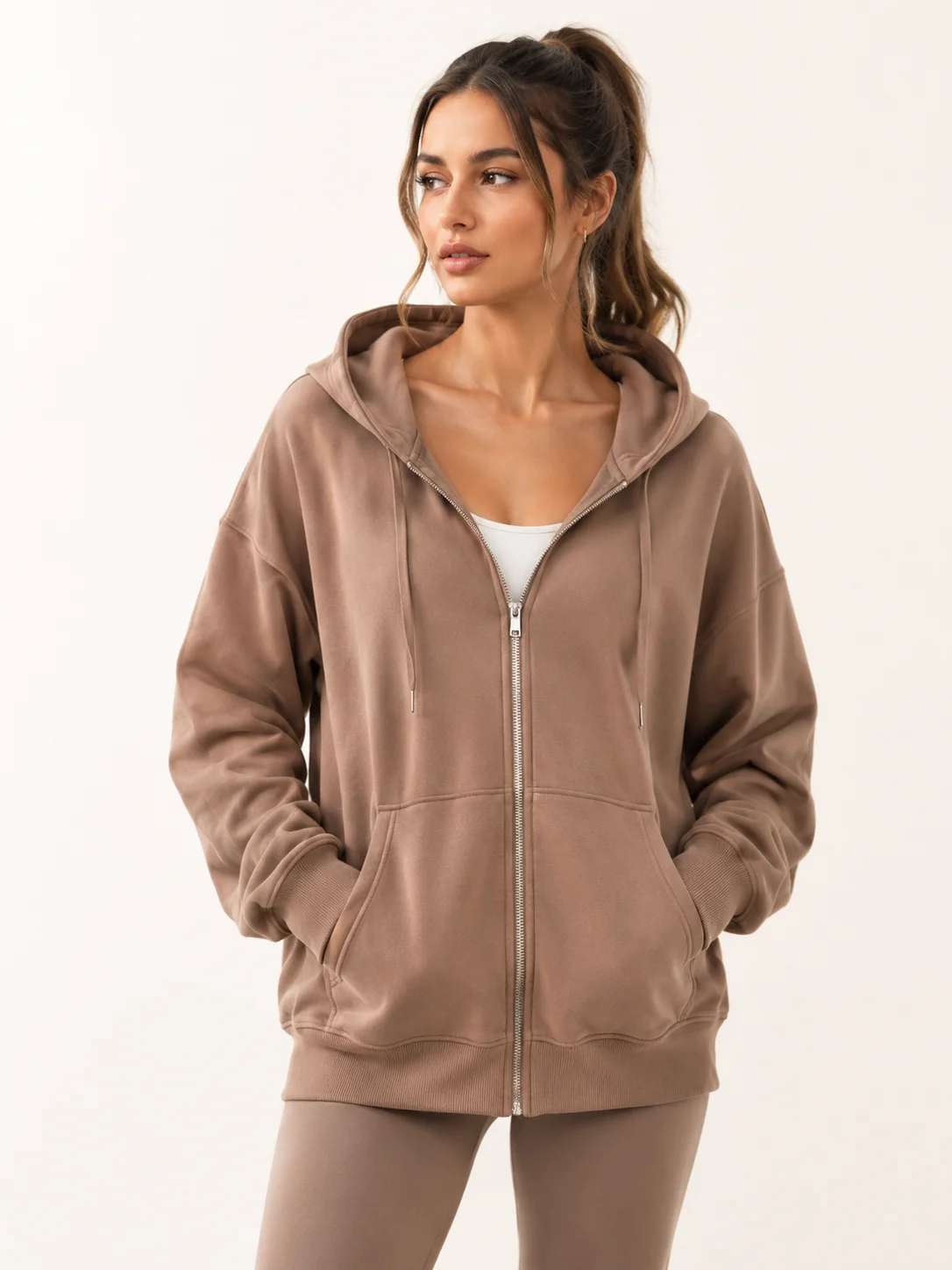 Custom oversized women’s sports hoodie
