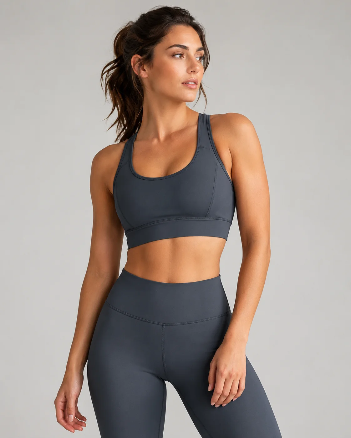 Medium-support custom training sports bra