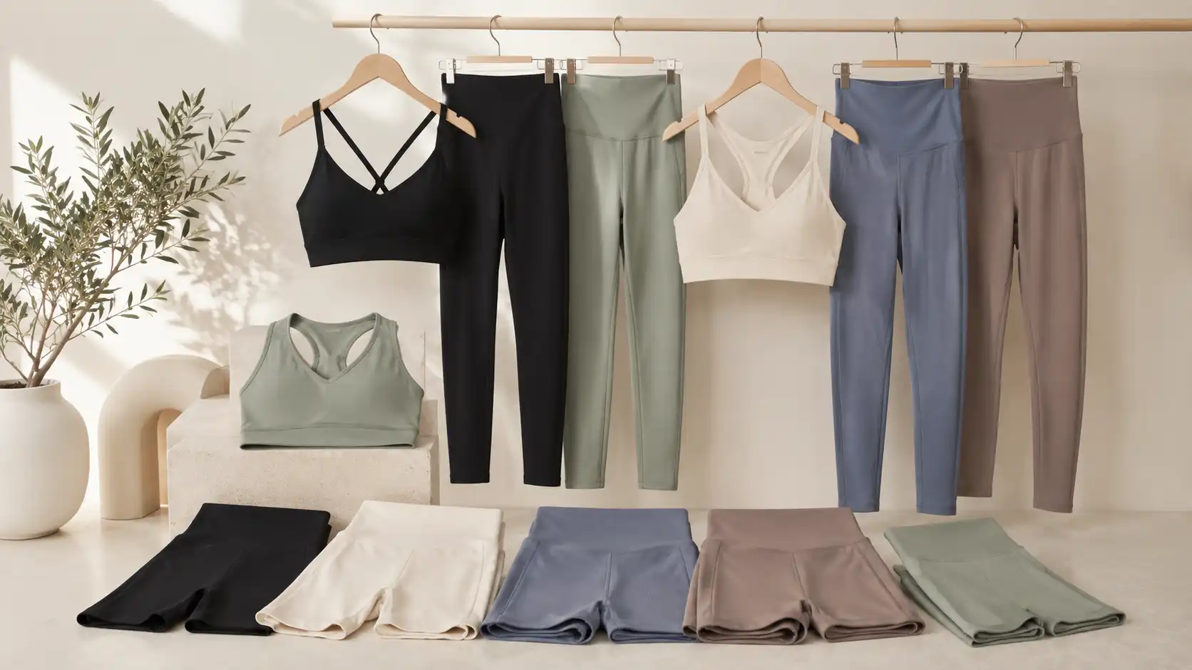 Ready-to-order private label sports bras shorts and leggings